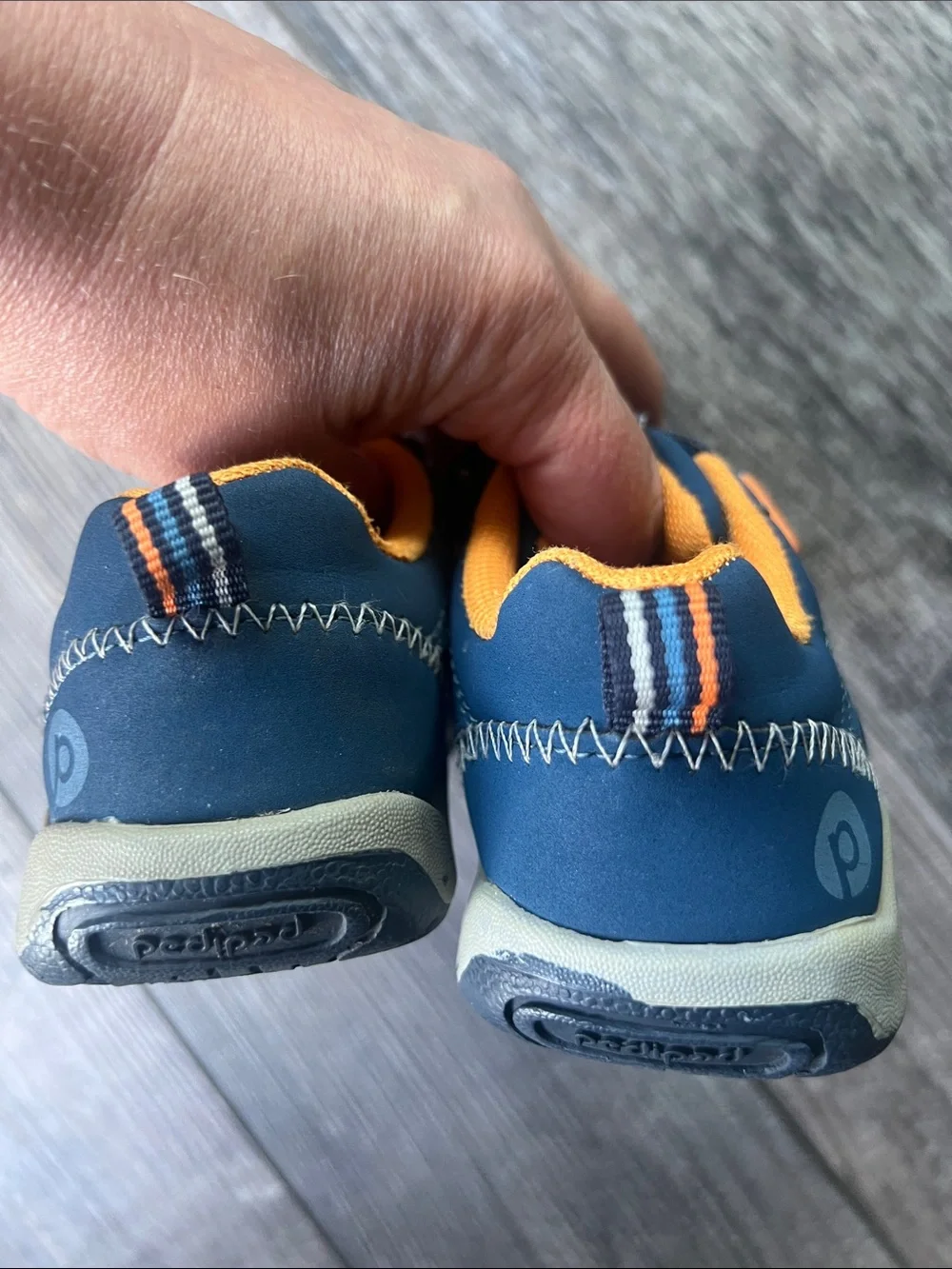 pediped Navy Flex Justice Shoes- unisex 7.5-8 toddler